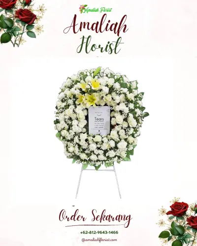 Krans Bunga Duka Cita di Campursalam