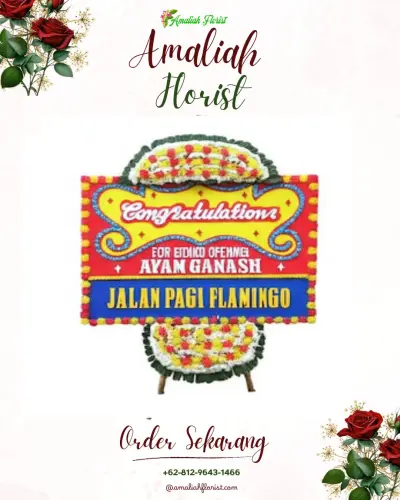 Bunga Papan Congratulation di Campursalam